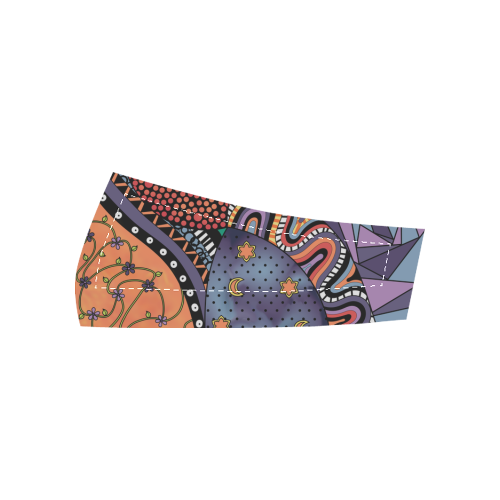 Tangle Doodle Pattern by ArtformDesigns Selene Satin Women's Slip-On Shoes (Model 3063)