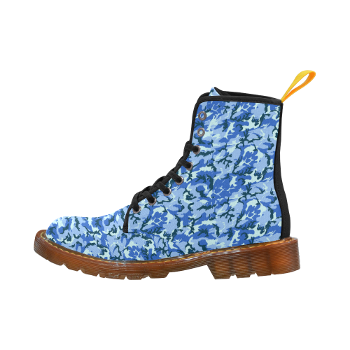 Woodland Blue Camouflage Martin Boots For Men Model 1203H