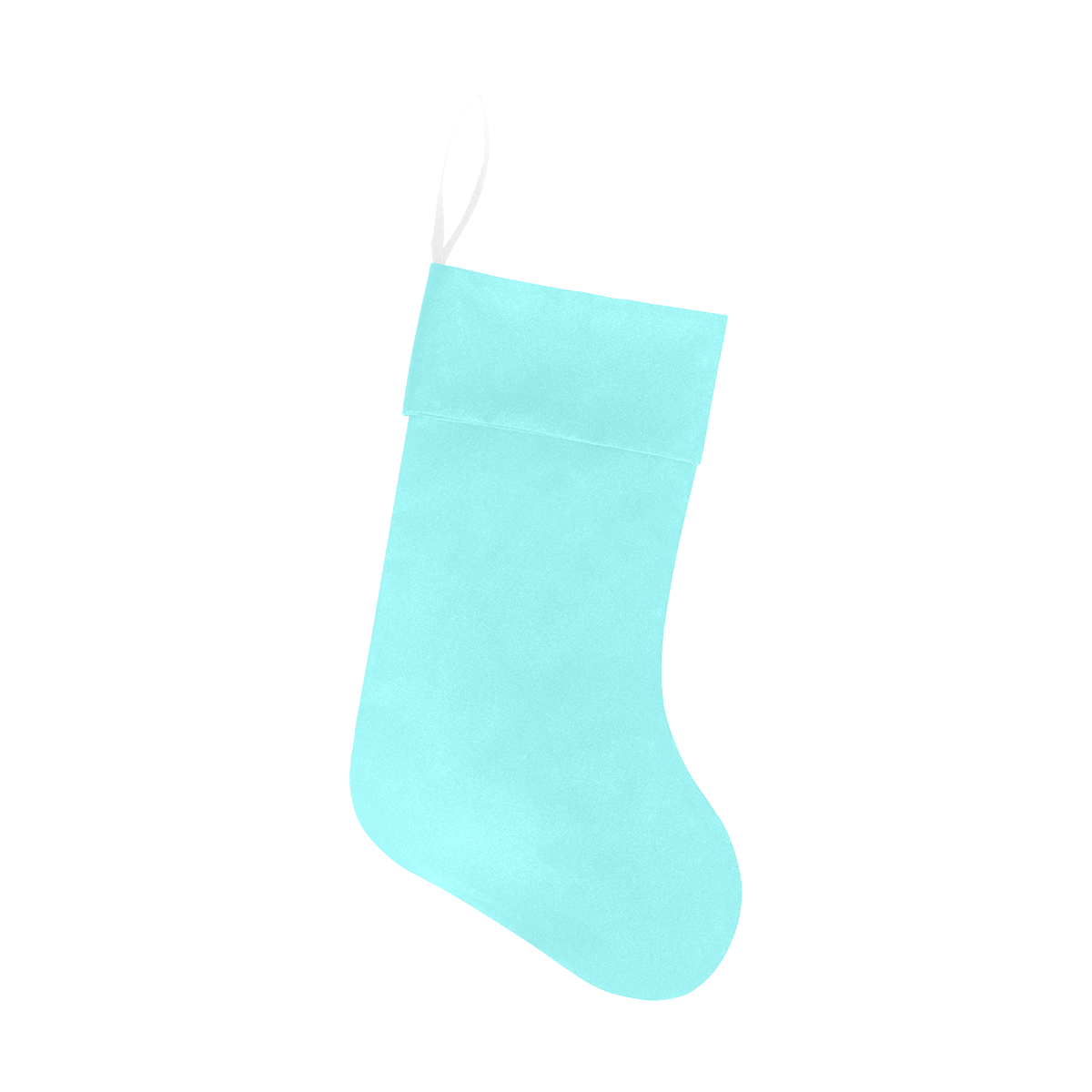 color ice blue Christmas Stocking