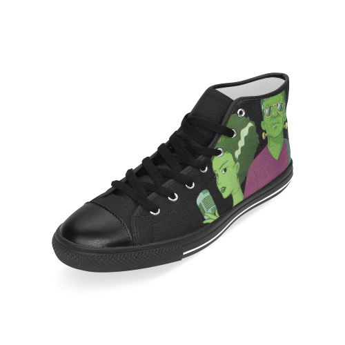monsters song Men’s Classic High Top Canvas Shoes (Model 017)