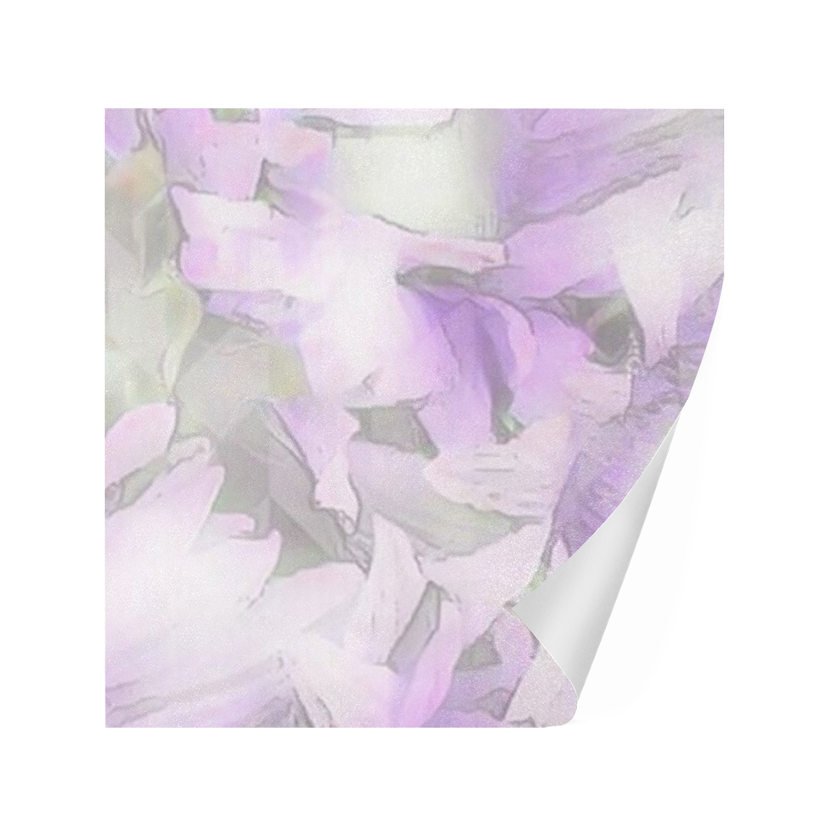 Romantic pastel floral,lilac by JamColors Gift Wrapping Paper 58"x 23" (2 Rolls)