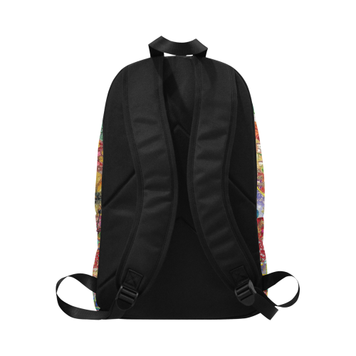 Colour my World Fabric Backpack for Adult (Model 1659)