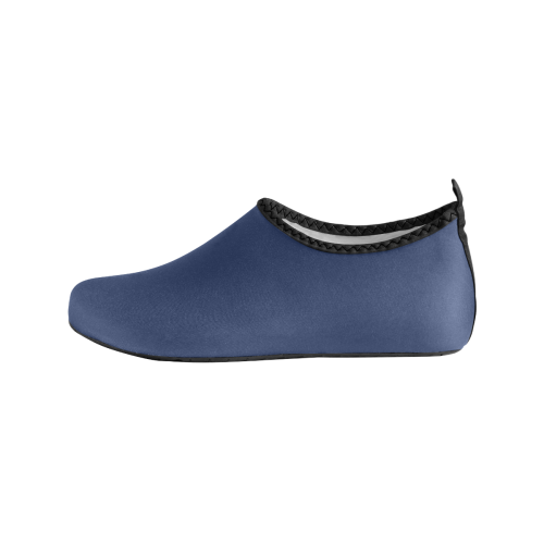 color Delft blue Men's Slip-On Water Shoes (Model 056)