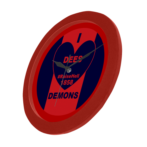 DEMONS- Circular Plastic Wall clock