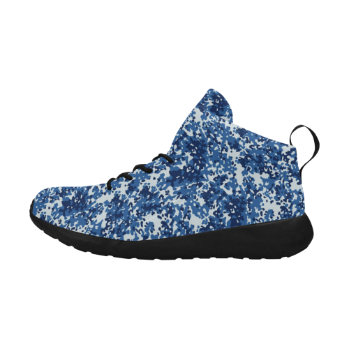Digital Blue Camouflage Women's Chukka Training Shoes/Large Size (Model 57502)