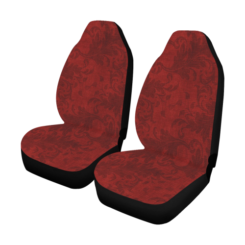 Red Feathers Car Seat Covers (Set of 2)