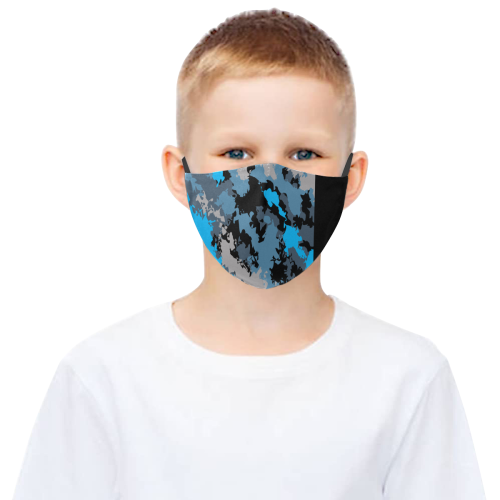 Camo 3 3D Mouth Mask with Drawstring (Pack of 3) (Model M04)