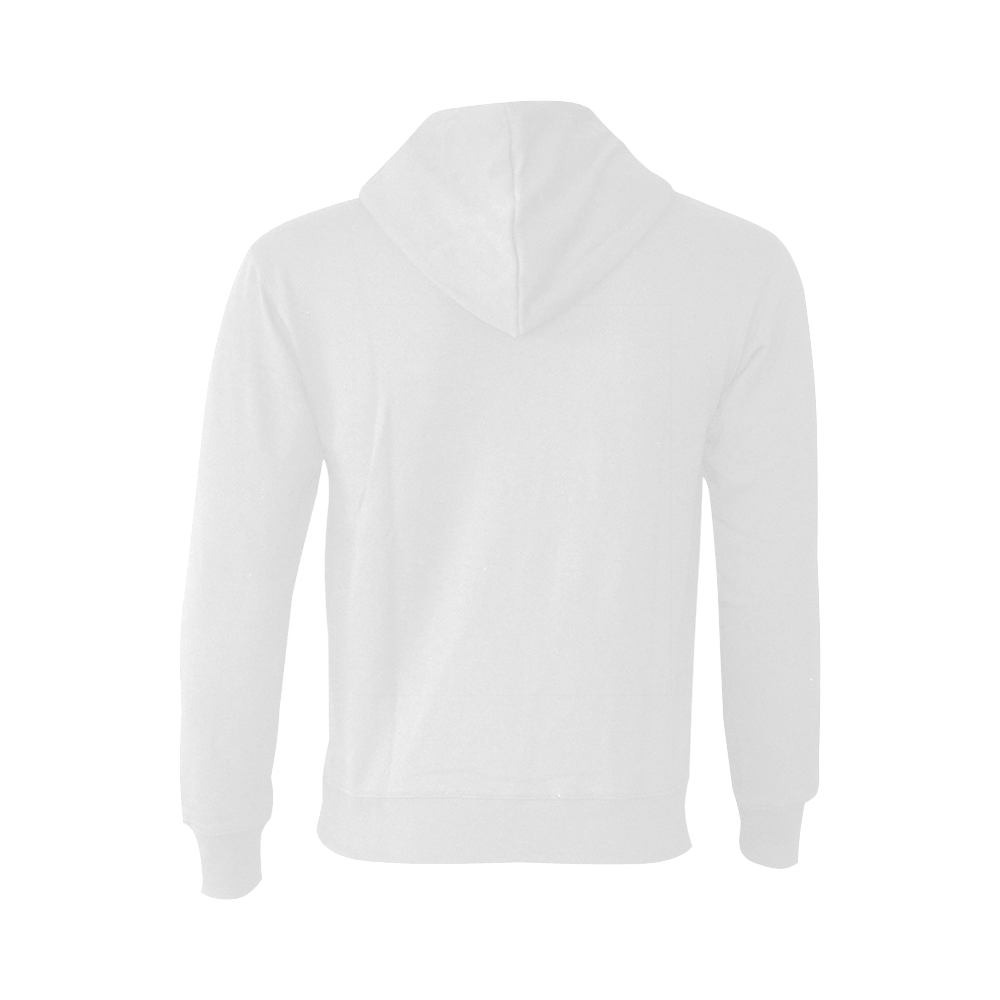Break Dancing Colorful  White Oceanus Hoodie Sweatshirt (NEW) (Model H03)
