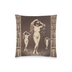 The Three Muses Custom  Pillow Case 18"x18" (one side) No Zipper