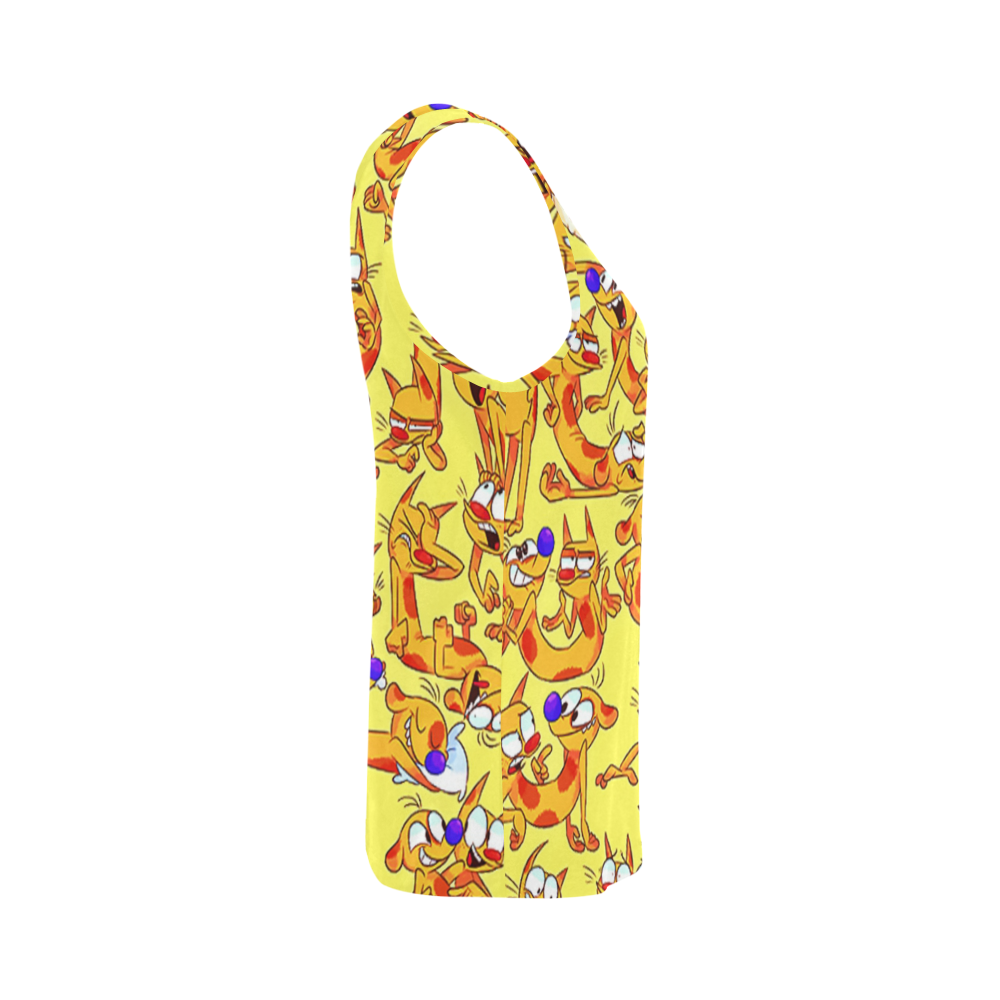 trow back All Over Print Tank Top for Women (Model T43)