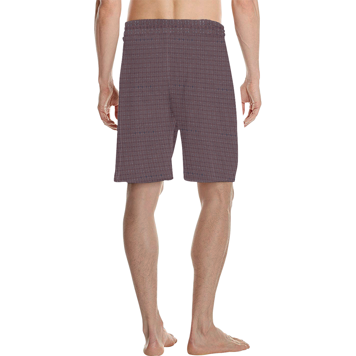 Boysenberry Plaide Men's All Over Print Casual Shorts (Model L23)