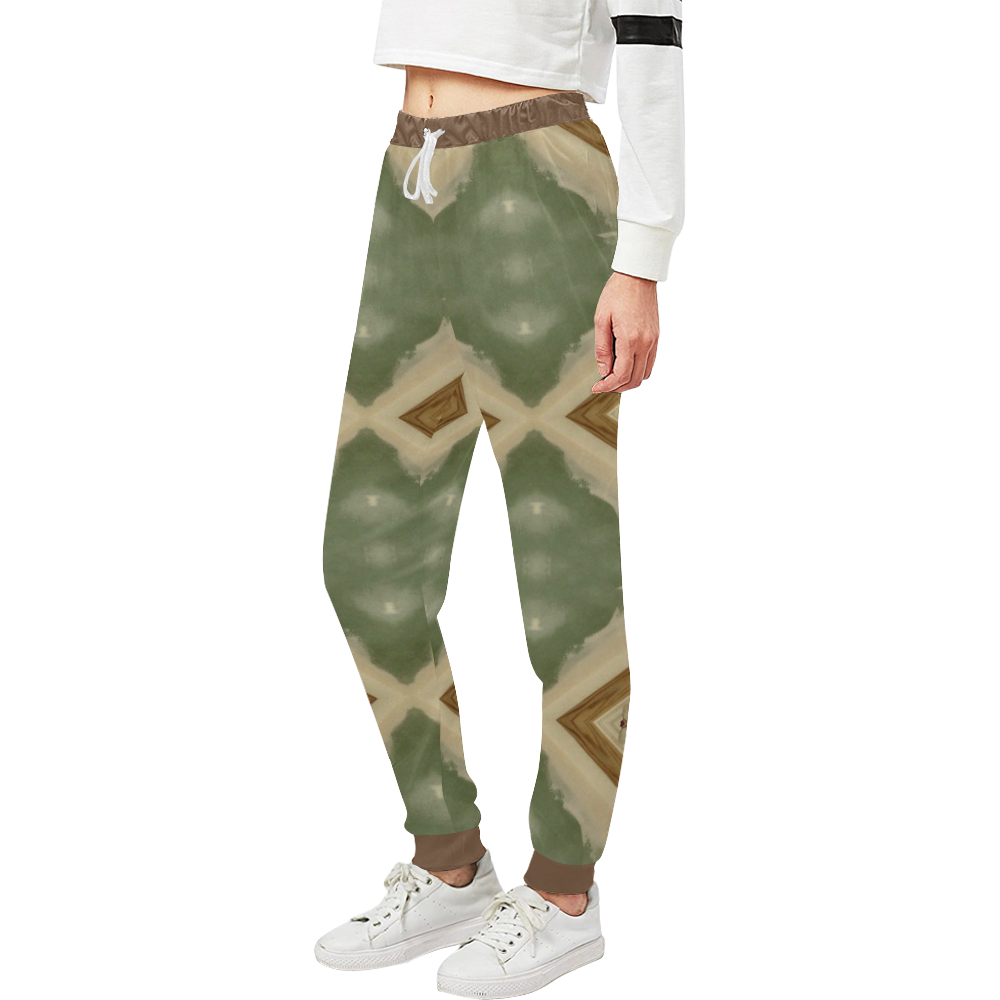 Geometric Camo Unisex All Over Print Sweatpants (Model L11)