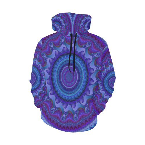 MANDALA PASSION OF LOVE All Over Print Hoodie for Women (USA Size) (Model H13)