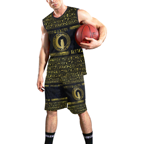 HIEROGLYPHIC All Over Print Basketball Uniform