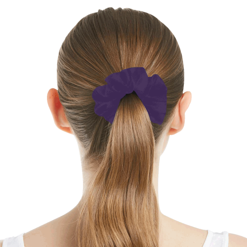 color Russian violet All Over Print Hair Scrunchie