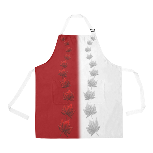 2 Tone Canada Aprons All Over Print Apron