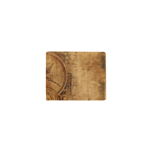 A Time Travel Of STEAMPUNK 1 Mini Bifold Wallet (Model 1674)