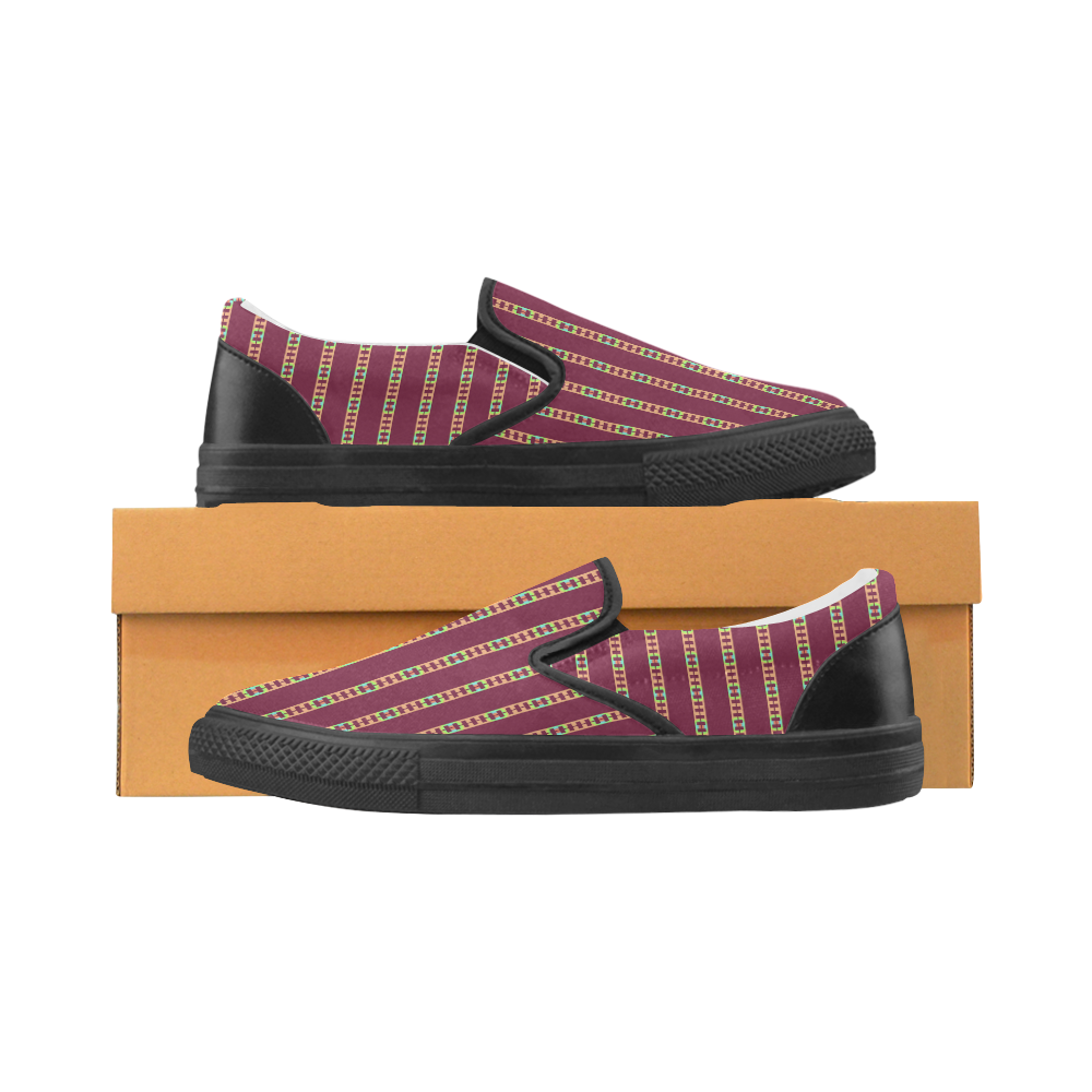 56st Men's Unusual Slip-on Canvas Shoes (Model 019)