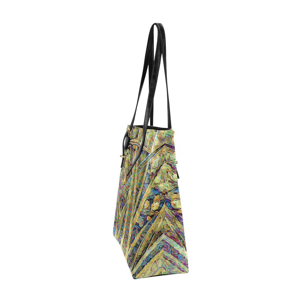 Running by the River Euramerican Tote Bag/Small (Model 1655)