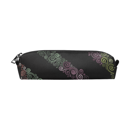 Psychedelic 3D Rainbow Ornaments Pencil Pouch/Small (Model 1681)