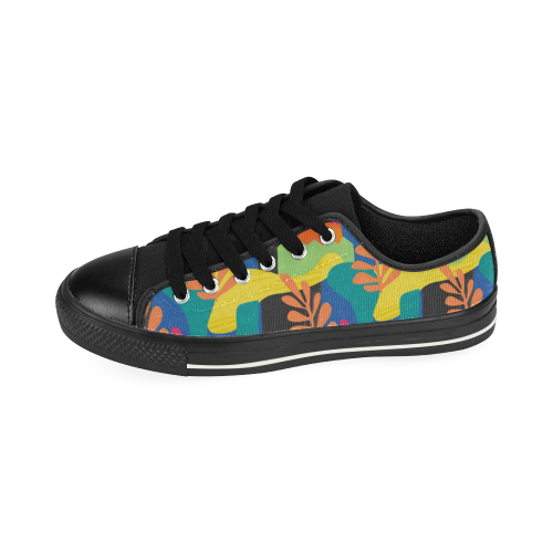 Abstract Nature Pattern Canvas Women's Shoes/Large Size (Model 018)