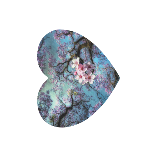 Cherry blossomL Heart-shaped Mousepad