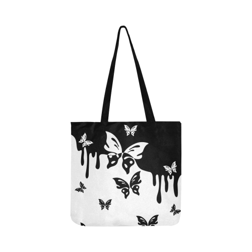 Animals Nature - Splashes Tattoos with Butterflies Reusable Shopping Bag Model 1660 (Two sides)