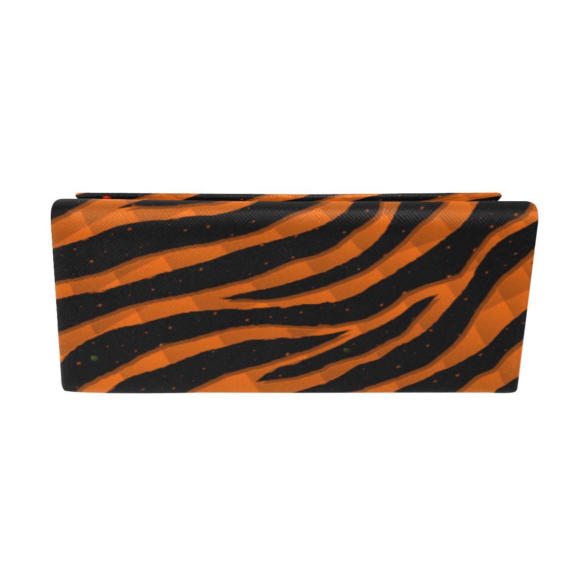 Ripped SpaceTime Stripes - Orange Custom Foldable Glasses Case
