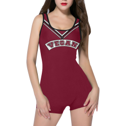 Vegan Cheerleader Classic One Piece Swimwear (Model S03)
