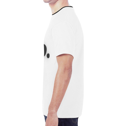 Bro. (Black on White) New All Over Print T-shirt for Men (Model T45)