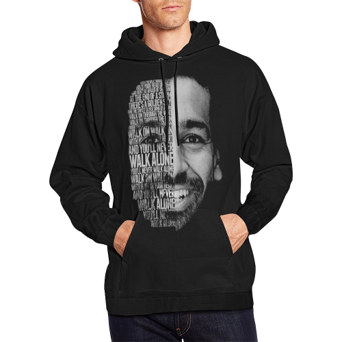 YNWA Salah All Over Print Hoodie for Men/Large Size (USA Size) (Model H13)