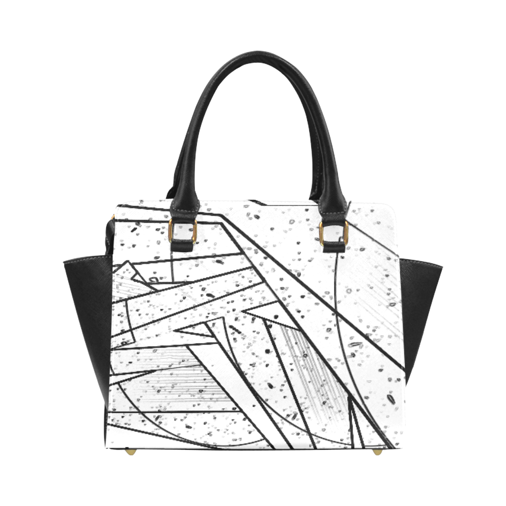 Abstract Pop Art v2 Classic Shoulder Handbag (Model 1653)