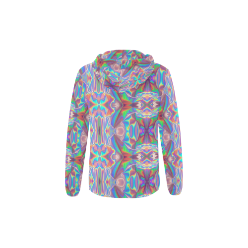 holo All Over Print Full Zip Hoodie for Kid (Model H14)