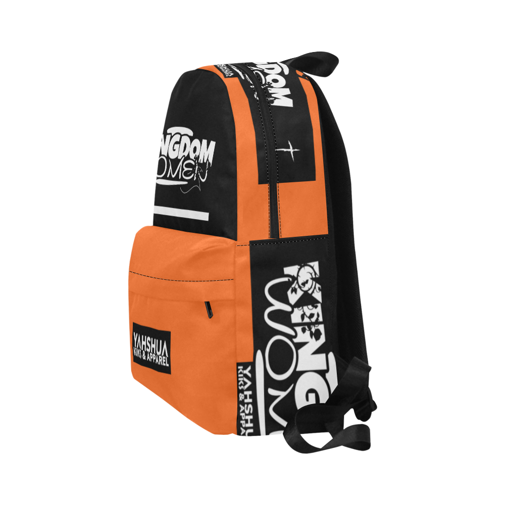 Orange/Black Unisex Classic Backpack (Model 1673)