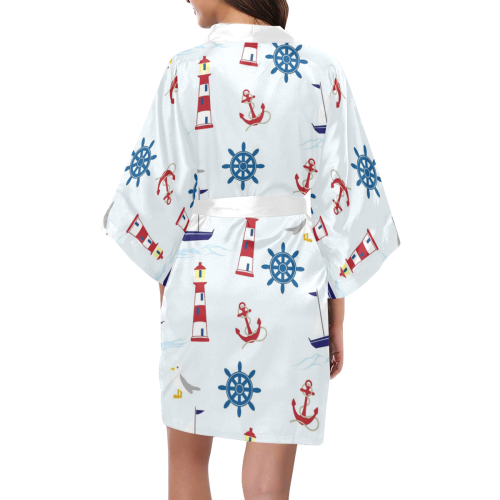 Nautical 2 Kimono Robe