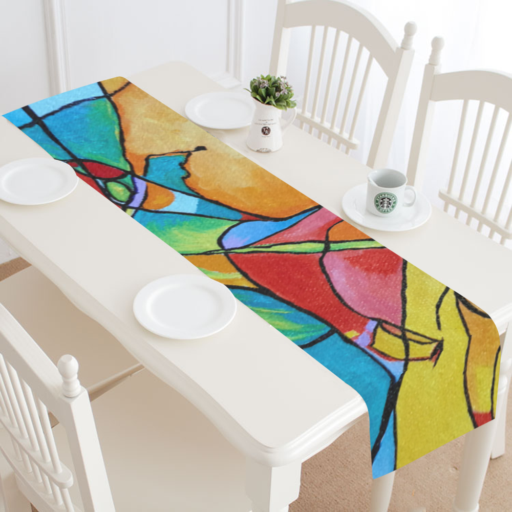ABSTRACT NO. 1 Table Runner 16x72 inch
