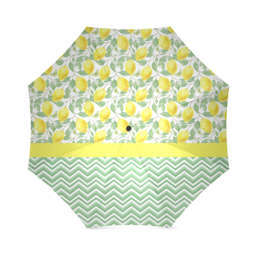 Lemons With Chevron 2 Foldable Umbrella (Model U01)