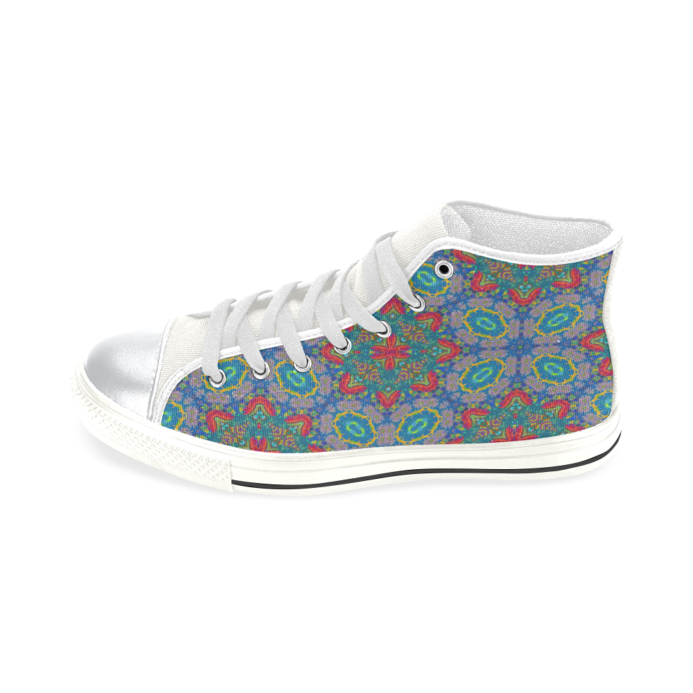 twit1 High Top Canvas Shoes for Kid (Model 017)