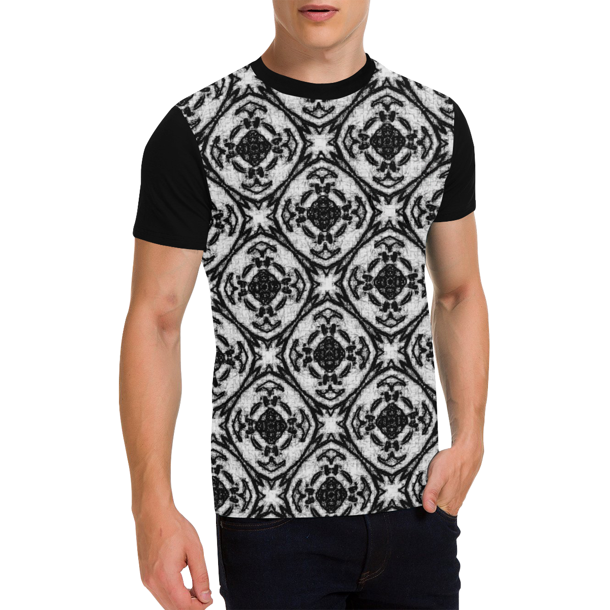 Olex Men's All Over Print T-Shirt with Chest Pocket (Model T56)
