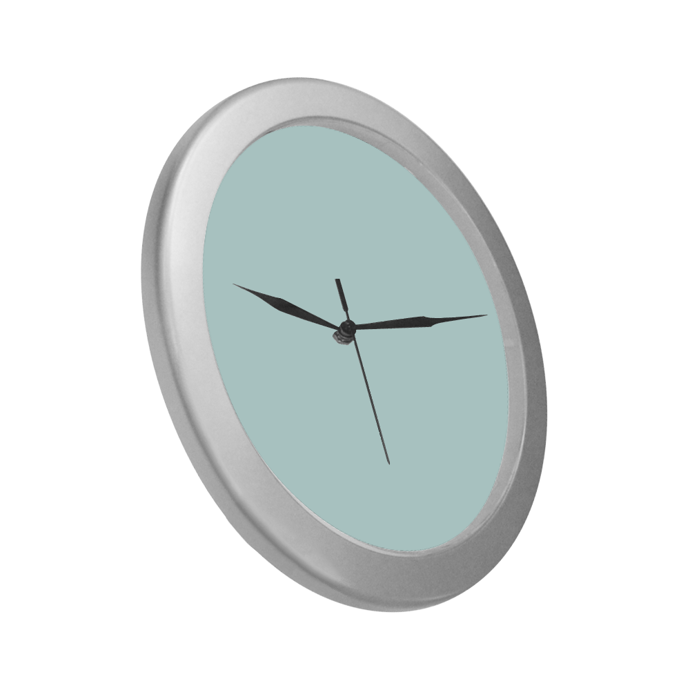 pasteal Silver Color Wall Clock