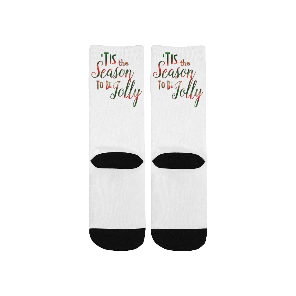 Christmas 'Tis The Season Custom Socks for Kids