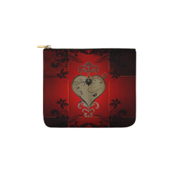 Wonderful decorative heart Carry-All Pouch 6''x5''