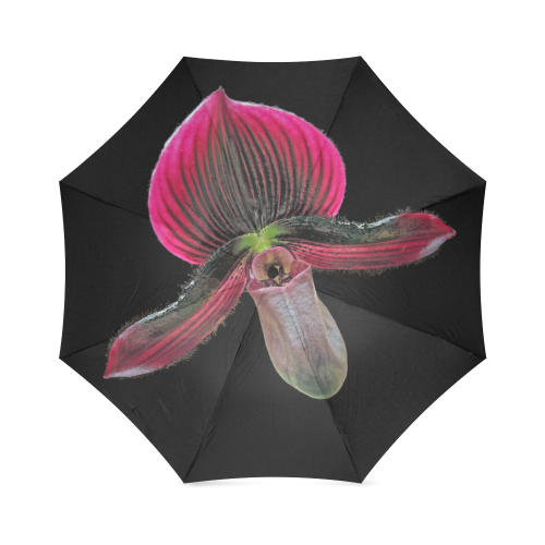 Lady's slipper orchid Foldable Umbrella (Model U01)