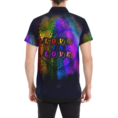 Pride 2019 by Nico Bielow Men's All Over Print Short Sleeve Shirt (Model T53)