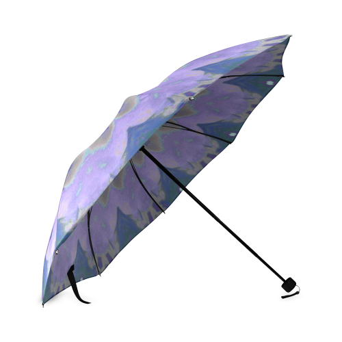 Purple Mandala Geometric Foldable Umbrella (Model U01)