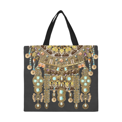african jewel All Over Print Canvas Tote Bag/Large (Model 1699)