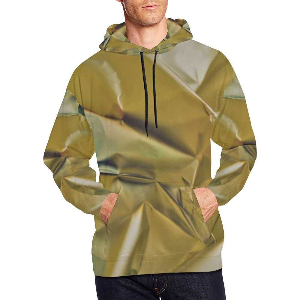 folded All Over Print Hoodie for Men (USA Size) (Model H13)
