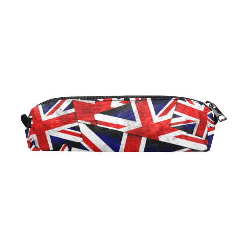 Union Jack British UK Flag Pencil Pouch/Small (Model 1681)