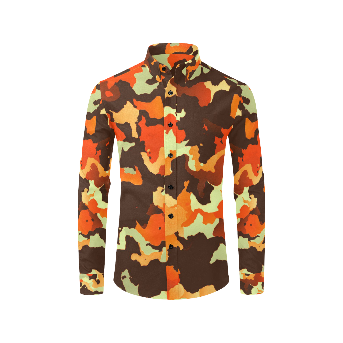 new modern camouflage C by JamColors Men's All Over Print Casual Dress Shirt (Model T61)
