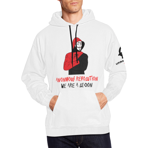 sweat shirt Anonimous Révolution All Over Print Hoodie for Men (USA Size) (Model H13)